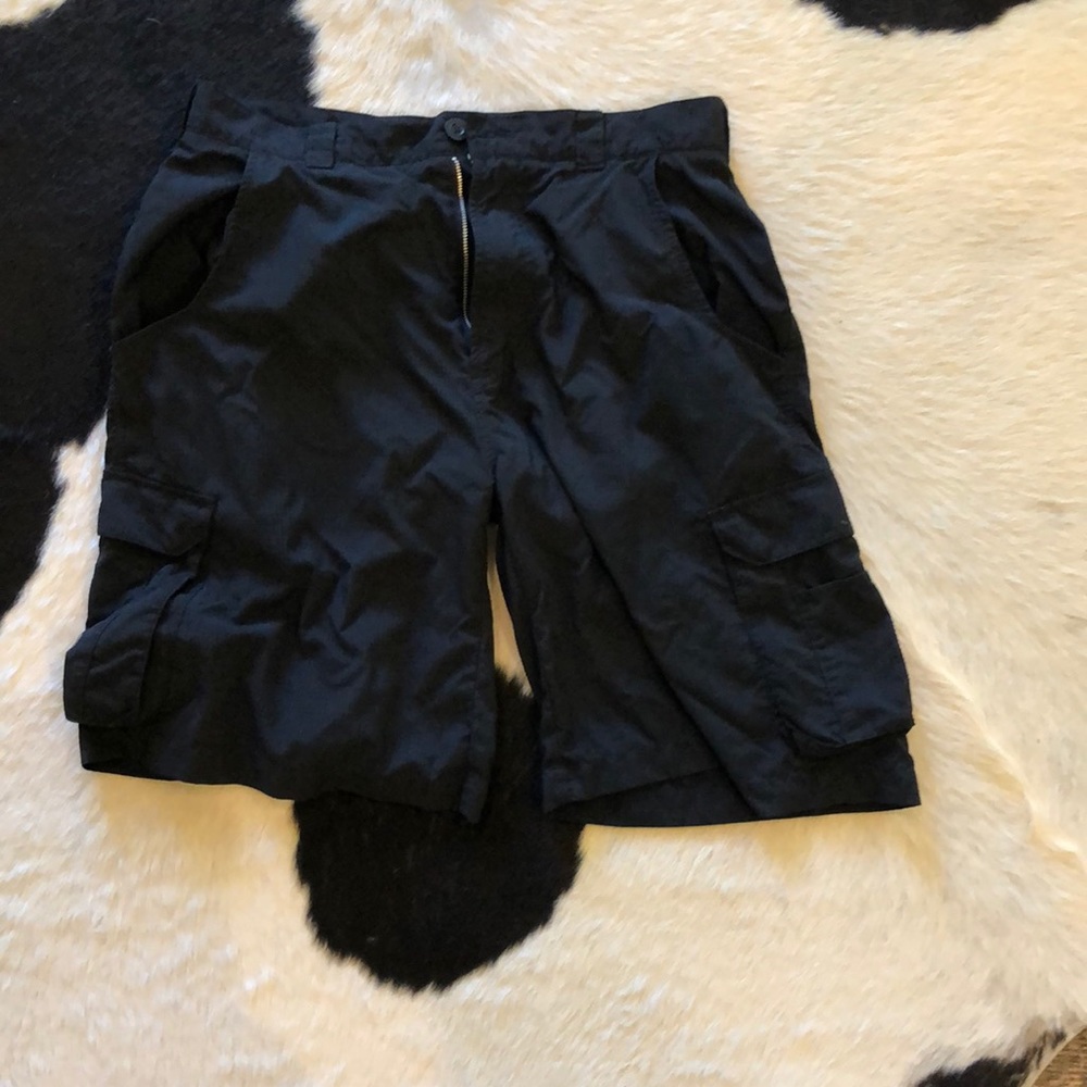 Men’s black work shorts